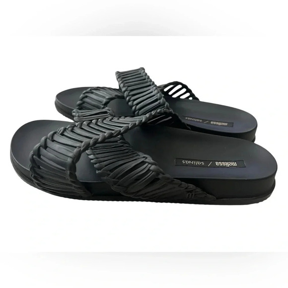 NWOT Melissa Women’s Cosmic Ii + Salinas Sandals Black size 9 - Picture 6 of 8